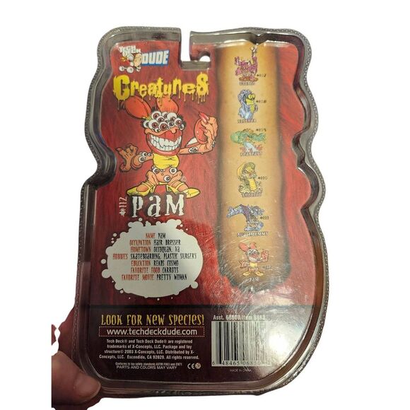 Tech Deck Dude Creatures #112 Pam Species 2 action figure and skateboard set. V - Picture 2 of 2